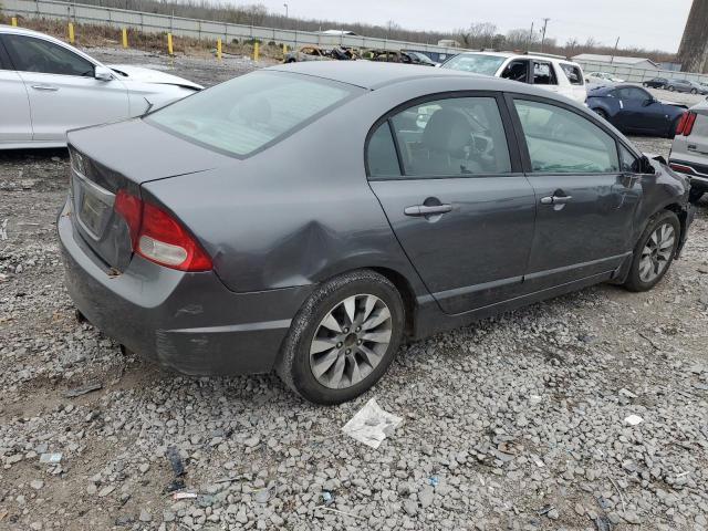 19XFA1F98AE030276 - 2010 HONDA CIVIC EXL CHARCOAL photo 3