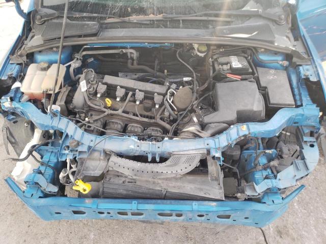 1FADP3F28FL240417 - 2015 FORD FOCUS SE BLUE photo 11