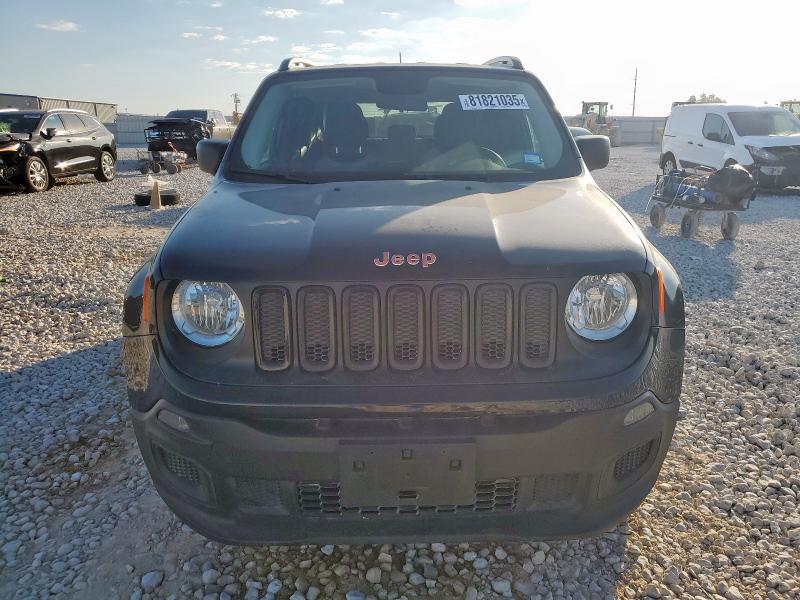 ZACCJAAB9HPE89634 - 2017 JEEP RENEGADE SPORT შავი ფოტო 5
