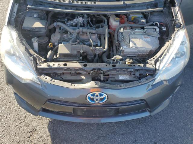 JTDKDTB37E1060171 - 2014 TOYOTA PRIUS C GRAY photo 11