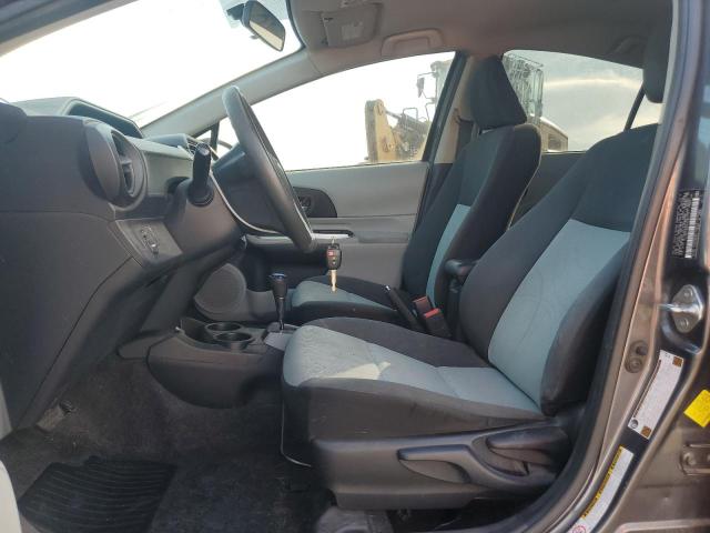 JTDKDTB37E1060171 - 2014 TOYOTA PRIUS C GRAY photo 7
