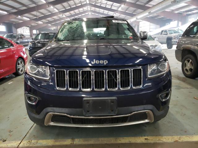 1C4RJFBG0FC606214 - 2015 JEEP GRAND CHER LIMITED BLUE photo 5