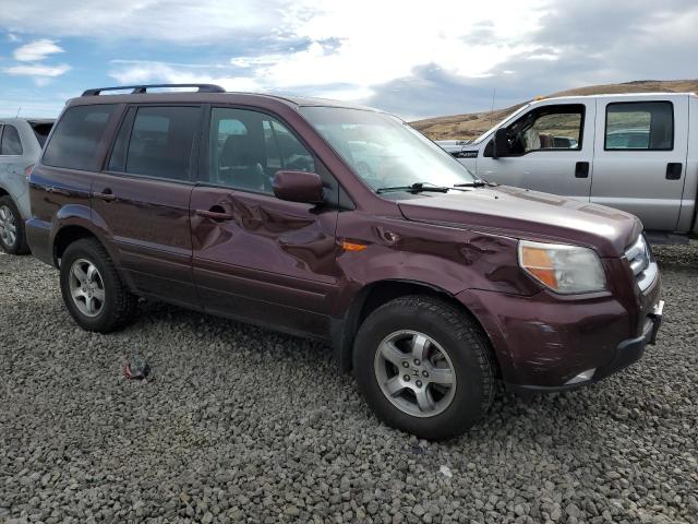 2HKYF18517H535360 - 2007 HONDA PILOT EXL BURGUNDY photo 4