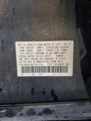 JH4CL96957C017138 - 2007 ACURA TSX 黑色 照片 12