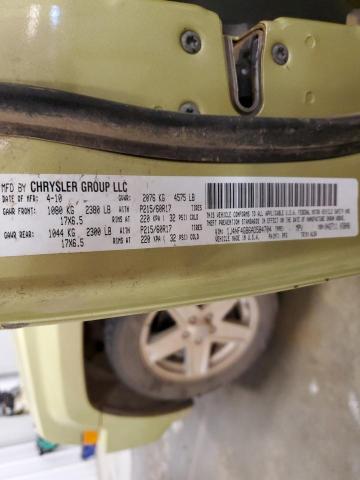 1J4NF4GB6AD584704 - 2010 JEEP PATRIOT LIMITED GREEN photo 12