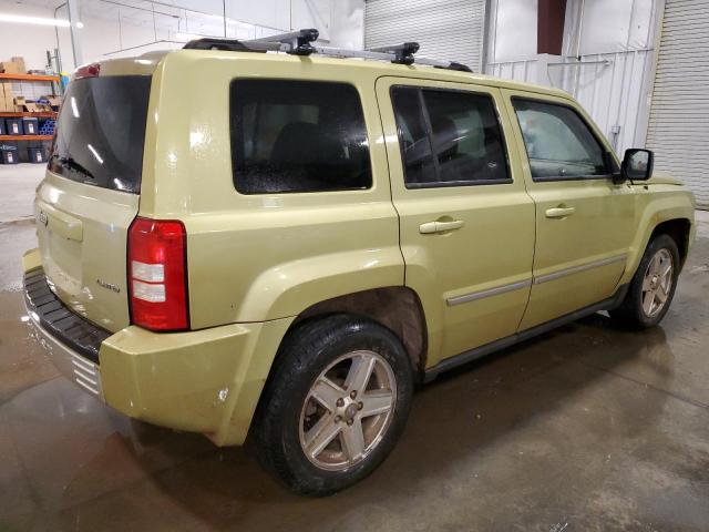 1J4NF4GB6AD584704 - 2010 JEEP PATRIOT LIMITED GREEN photo 3