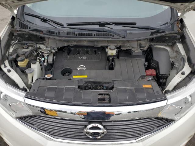 JN8AE2KP8F9121718 - 2015 NISSAN QUEST S WHITE photo 12
