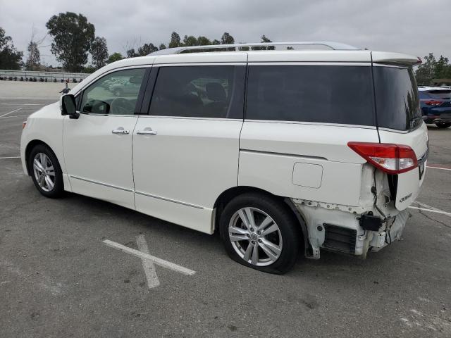 JN8AE2KP8F9121718 - 2015 NISSAN QUEST S WHITE photo 2