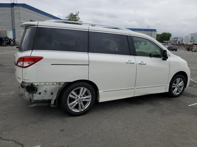 JN8AE2KP8F9121718 - 2015 NISSAN QUEST S WHITE photo 3