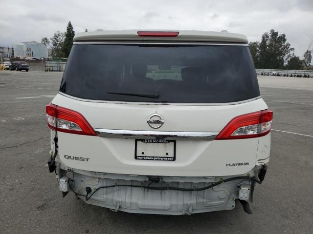 JN8AE2KP8F9121718 - 2015 NISSAN QUEST S WHITE photo 6