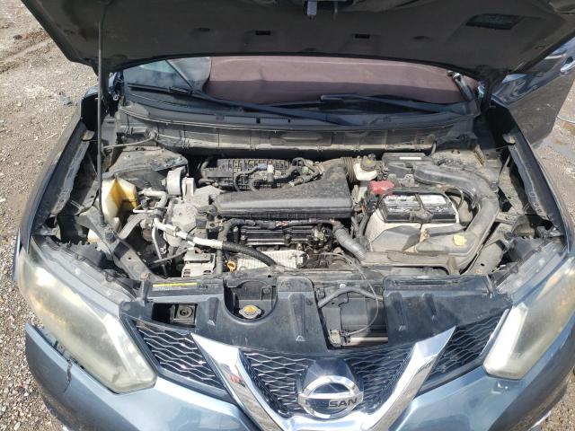 5N1AT2MV2EC838657 - 2014 NISSAN ROGUE S ლურჯი ფოტო 12