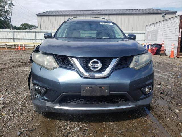 5N1AT2MV2EC838657 - 2014 NISSAN ROGUE S ლურჯი ფოტო 5