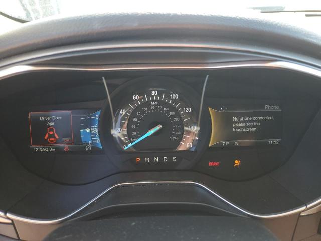 3FA6P0HD9JR135904 - 2018 FORD FUSION SE Siyah fotoğraf 9