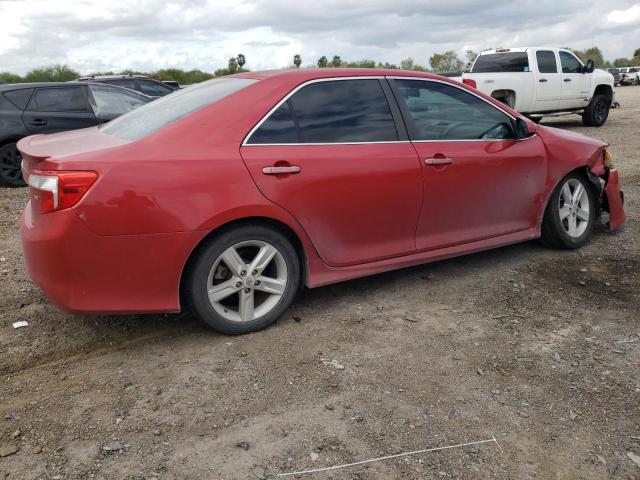 4T1BF1FK0CU557375 - 2012 TOYOTA CAMRY BASE RED photo 3