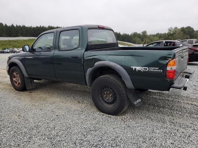 5TEHN72NX1Z735849 - 2001 TOYOTA TACOMA DOUBLE CAB 绿色 照片 2