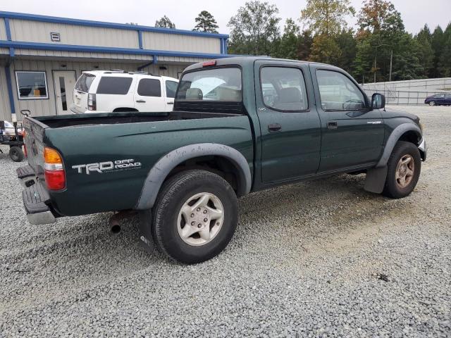 5TEHN72NX1Z735849 - 2001 TOYOTA TACOMA DOUBLE CAB 绿色 照片 3