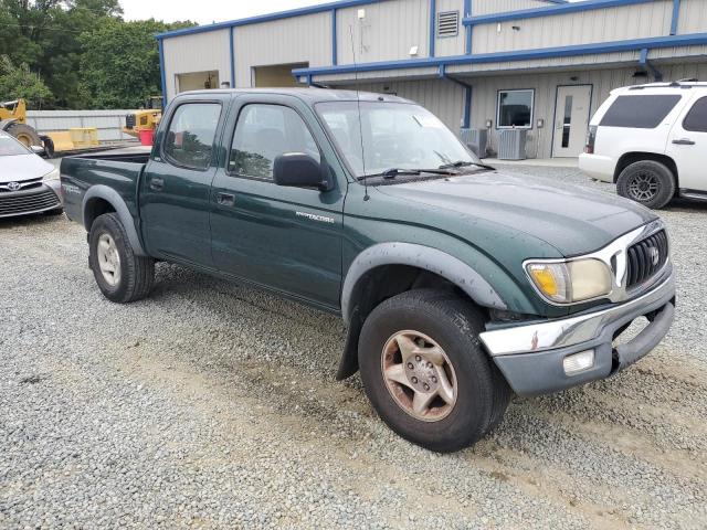5TEHN72NX1Z735849 - 2001 TOYOTA TACOMA DOUBLE CAB 绿色 照片 4