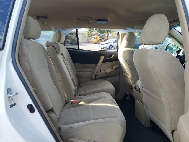 5TDZA3EH2DS037106 - 2013 TOYOTA HIGHLANDER BASE Սպիտակ լուսանկար 10