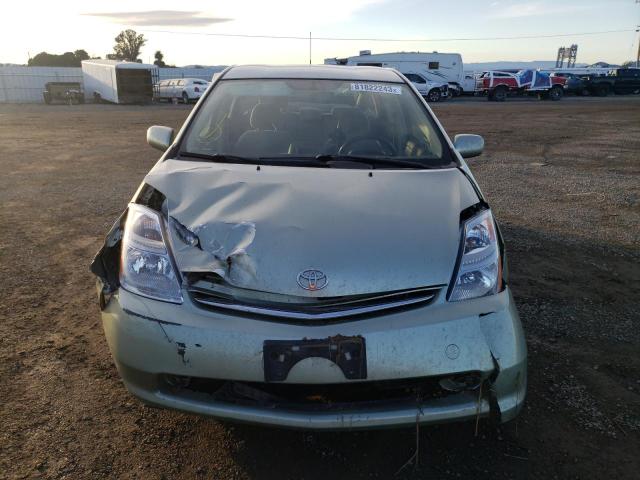 JTDKB20U497886345 - 2009 TOYOTA PRIUS GREEN photo 5