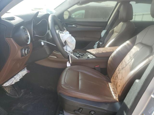 ZASFAKBN0J7B94007 - 2018 ALFA ROMEO STELVIO TI SILVER photo 7