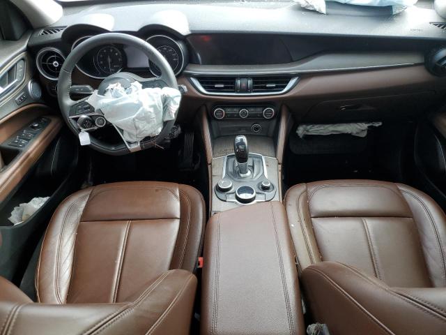 ZASFAKBN0J7B94007 - 2018 ALFA ROMEO STELVIO TI SILVER photo 8