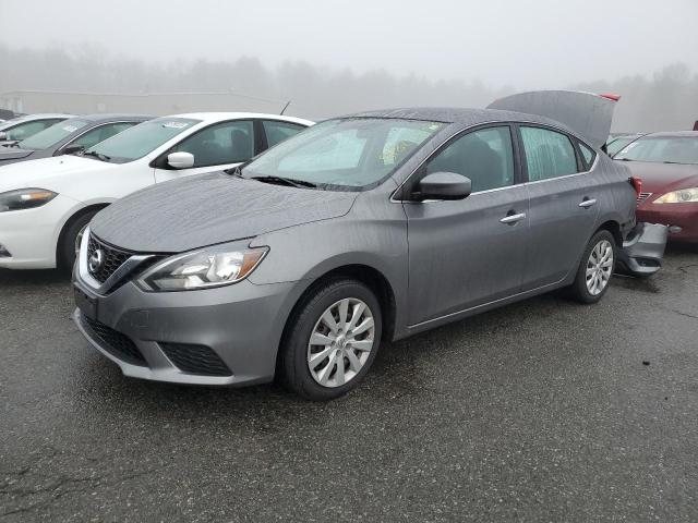 3N1AB7AP5HY343751 - 2017 NISSAN SENTRA S GRAY photo 1