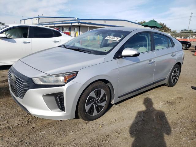 KMHC75LC2HU056386 - 2017 HYUNDAI IONIQ SEL SILVER photo 1