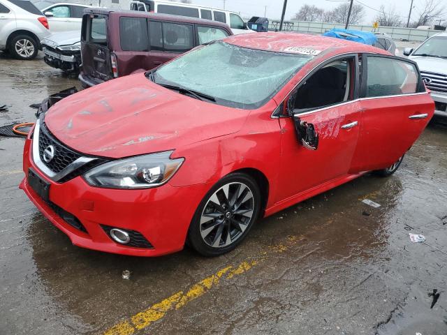 3N1AB7AP2KY452661 - 2019 NISSAN SENTRA S RED photo 1