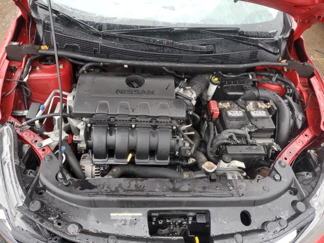 3N1AB7AP2KY452661 - 2019 NISSAN SENTRA S RED photo 11