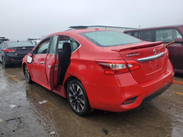 3N1AB7AP2KY452661 - 2019 NISSAN SENTRA S RED photo 2