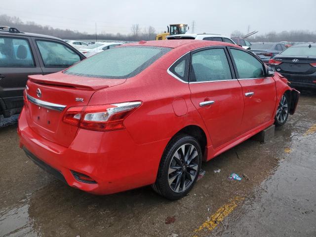 3N1AB7AP2KY452661 - 2019 NISSAN SENTRA S RED photo 3