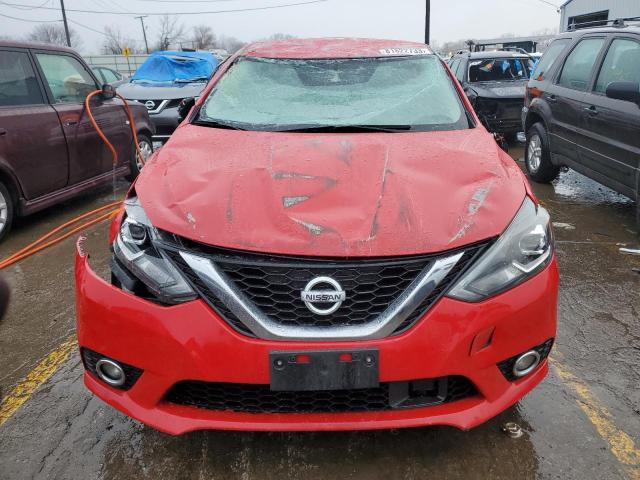 3N1AB7AP2KY452661 - 2019 NISSAN SENTRA S RED photo 5