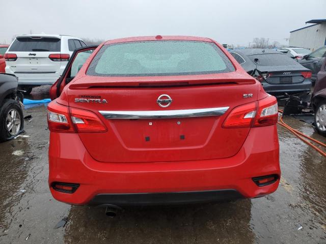 3N1AB7AP2KY452661 - 2019 NISSAN SENTRA S RED photo 6