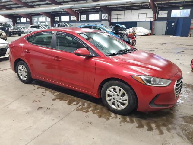 5NPD74LF0HH101302 - 2017 HYUNDAI ELANTRA SE RED photo 4