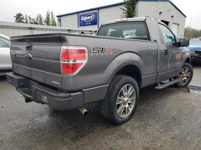 1FTMF1CM0EFC83248 - 2014 FORD F150 GRAY photo 3