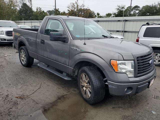 1FTMF1CM0EFC83248 - 2014 FORD F150 GRAY photo 4