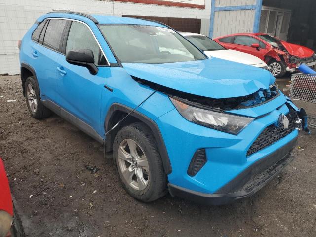 2T3LWRFVXLW048057 - 2020 TOYOTA RAV4 LE BLUE photo 4