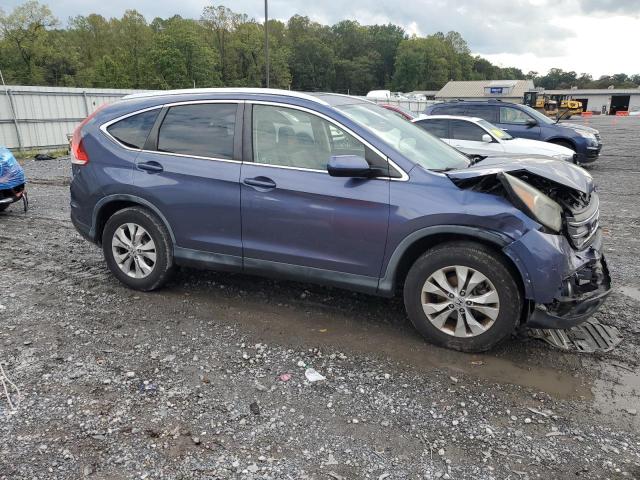 JHLRM4H72CC026139 - 2012 HONDA CR-V EXL BLUE photo 4