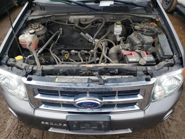 1FMCU9D79BKB11307 - 2011 FORD ESCAPE XLT GRAY photo 11