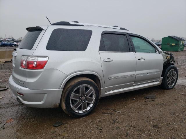 1GKKVTED1CJ333902 - 2012 GMC ACADIA DENALI SILVER photo 3