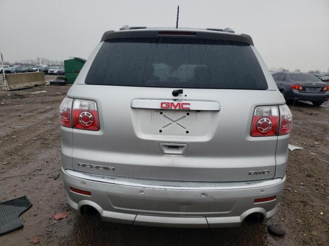 1GKKVTED1CJ333902 - 2012 GMC ACADIA DENALI SILVER photo 6