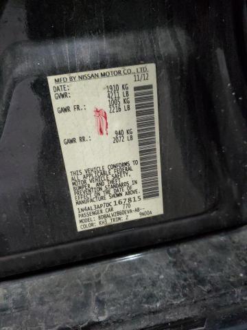 1N4AL3AP7DC167815 - 2013 NISSAN ALTIMA 2.5 BLACK photo 12