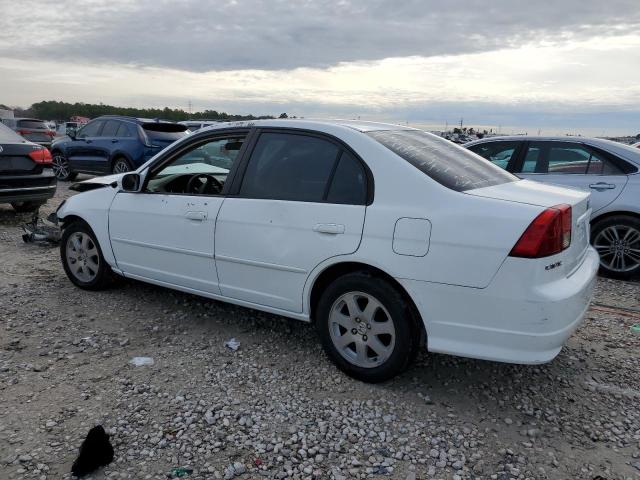 2HGES26714H557129 - 2004 HONDA CIVIC EX WHITE photo 2