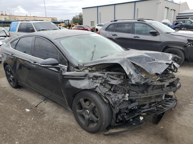 3FA6P0H76ER331153 - 2014 FORD FUSION SE BLACK photo 4