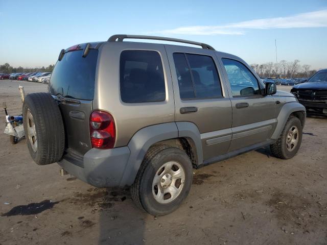 1J4GL48K15W511556 - 2005 JEEP LIBERTY SPORT GOLD photo 3