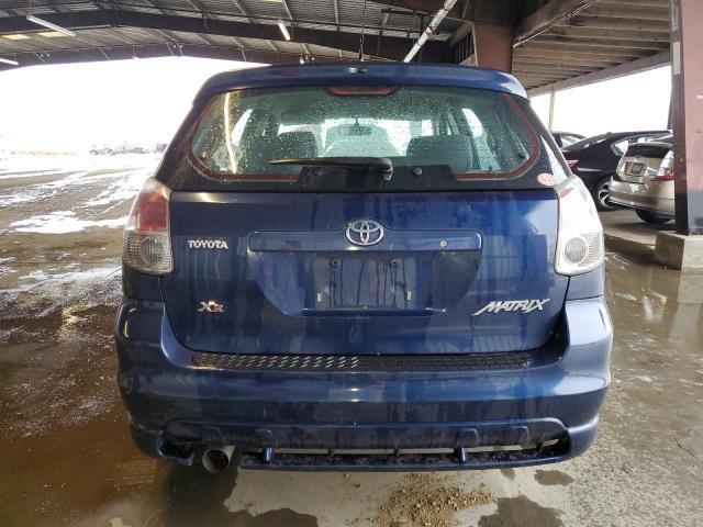 2T1KR32E85C358260 - 2005 TOYOTA COROLLA MA XR BLUE photo 6