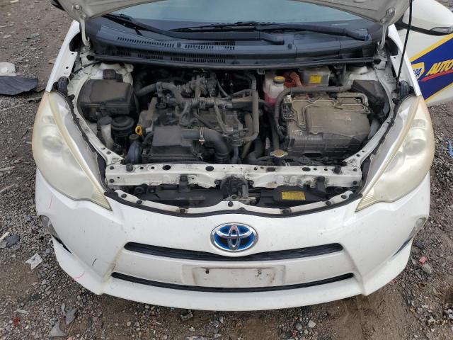 JTDKDTB39D1548715 - 2013 TOYOTA PRIUS C WHITE photo 11