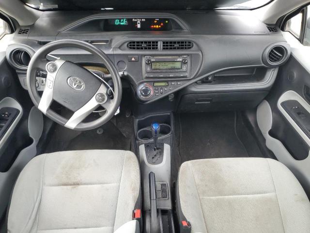 JTDKDTB39D1548715 - 2013 TOYOTA PRIUS C WHITE photo 8