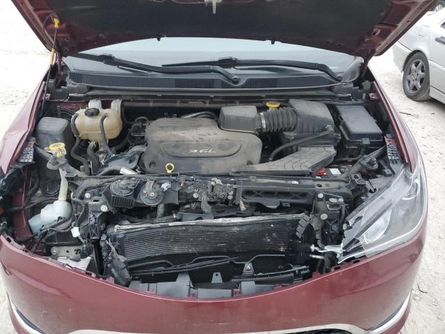 2C4RC1BG2HR676224 - 2017 CHRYSLER PACIFICA TOURING L MAROON photo 12