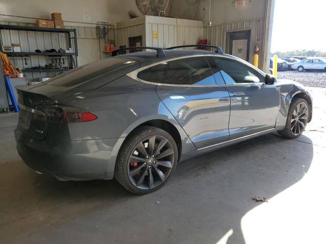 5YJSA1H1XEFP48918 - 2014 TESLA MODEL S CHARCOAL photo 3